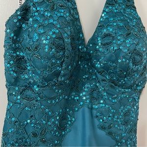 Teal Prom Dress
